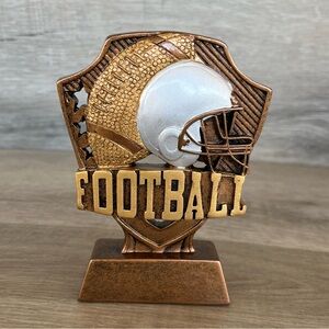 Crown Awards 5" Shieldz Football Sculpture Trophy